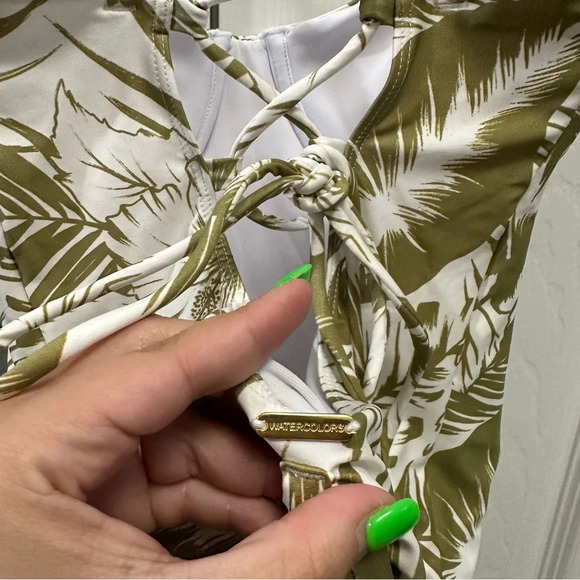 Kenny Flowers Watercolors The Bali Swimsuit Size Medium - Picture 5 of 8